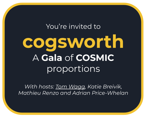Gala invitation to cogsworth